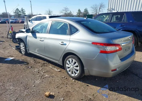 2014 Nissan Sentra S from USA, damaged, VIN 3N1AB7APXEY269867